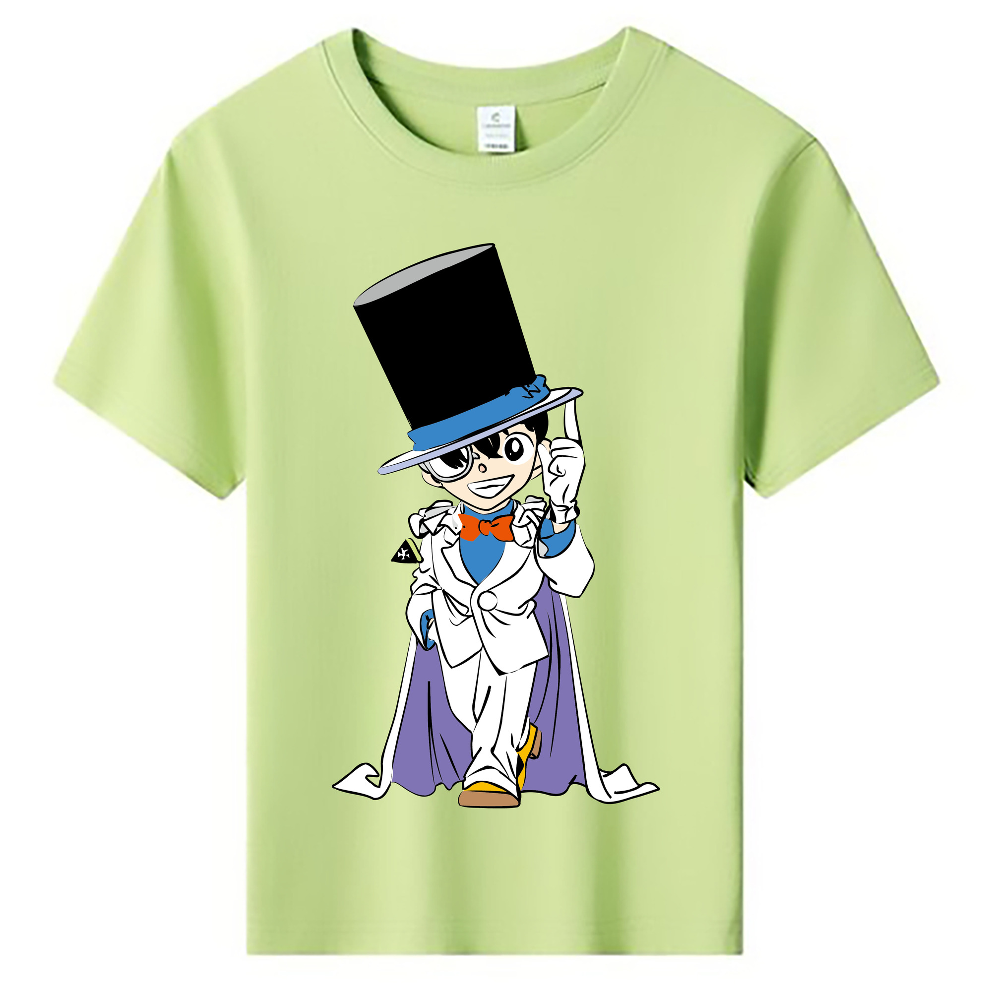 （画像用） 名探偵コナン 江戸川 コナン Detective Conan Conan Edogawa 綿100％キッズTシャツ（フロントプリント）